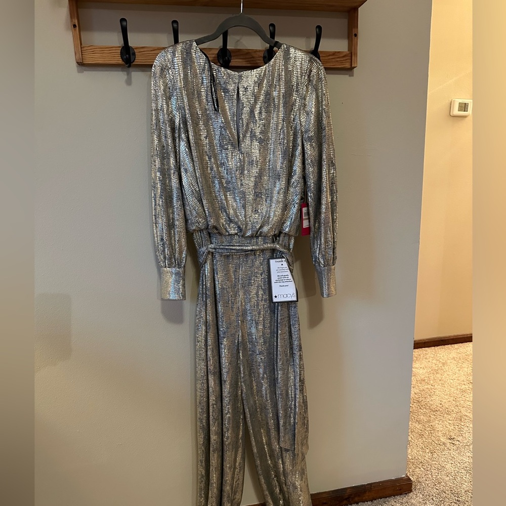 Vince Camuto Shimmering Silver Dress